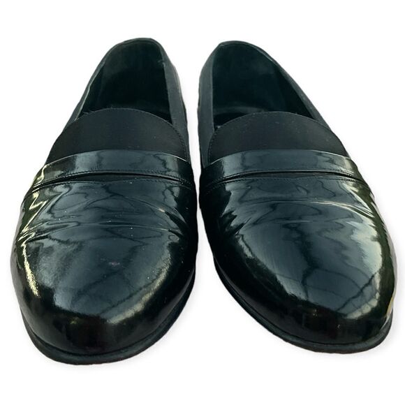 Mezlan Mirage Black Patten Leather Formal Slip On dress Shoes Size 8.5M - Picture 3 of 12
